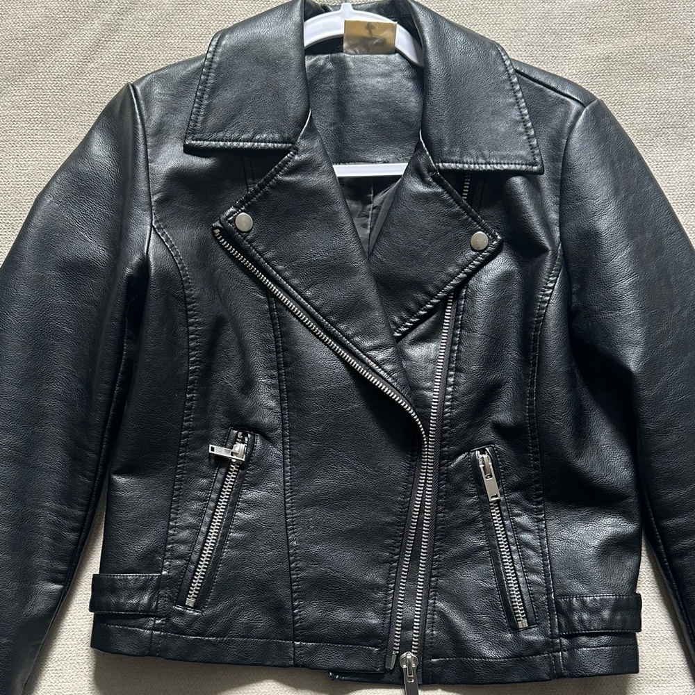 Rag Poets Moto Black Jacket